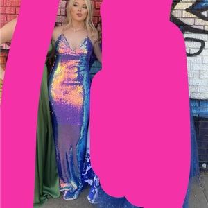 mermaid prom dress
